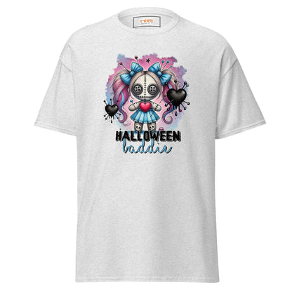Halloween Baddie | Voodoo Doll T-Shirt - Ash - T-Shirts Online