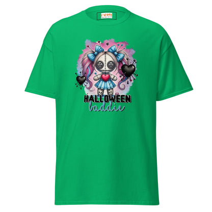 Halloween Baddie | Voodoo Doll T-Shirt - Irish Green - T-Shirts Online