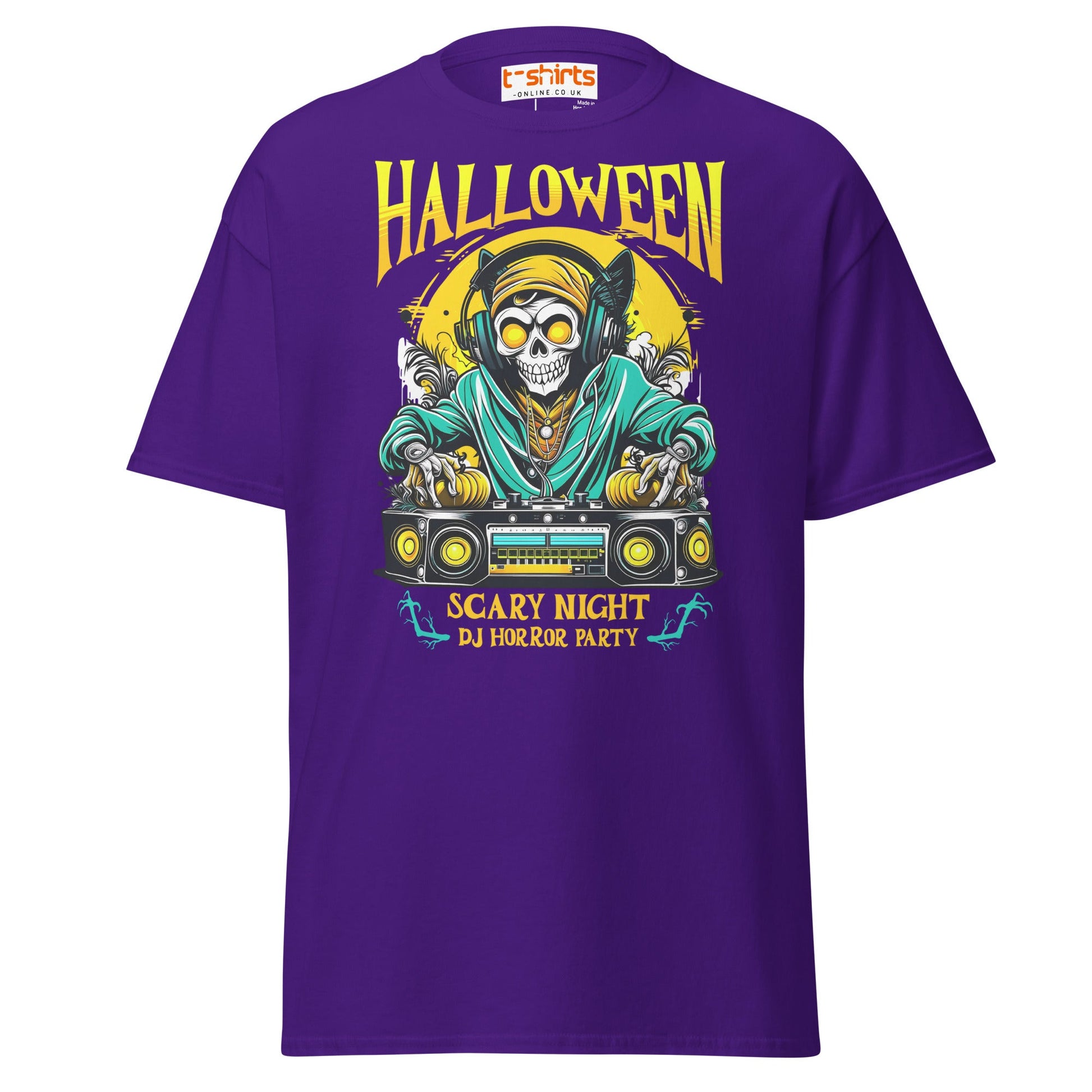 Halloween DJ Scary Night Party T-Shirt - Color - T-Shirts Online