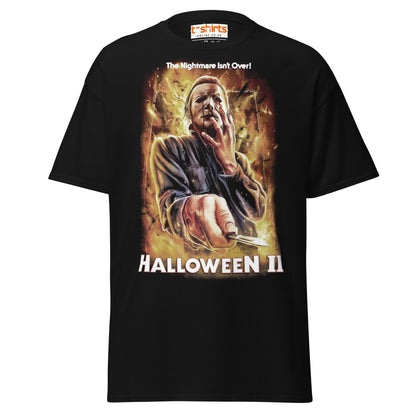 Halloween II T-Shirt | Retro Horror Movie Art Tee - Black - T-Shirts Online
