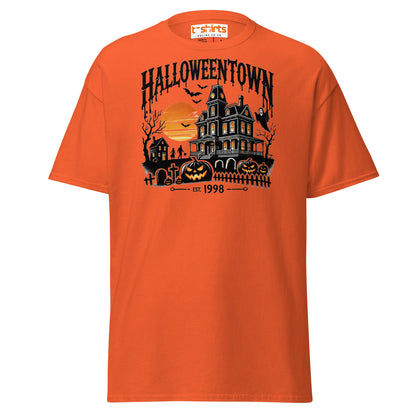 Halloweentown Haunted House Halloween T-Shirt - Orange - T-Shirts Online