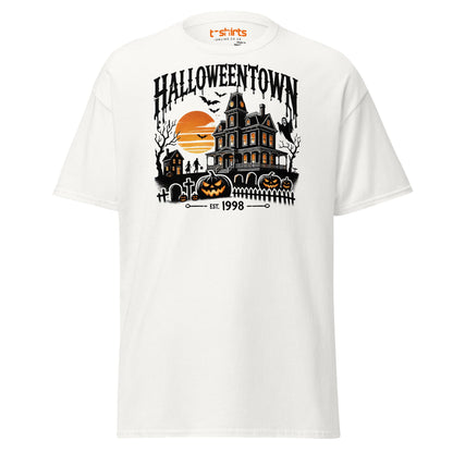 Halloweentown Haunted House Halloween T-Shirt - White - T-Shirts Online