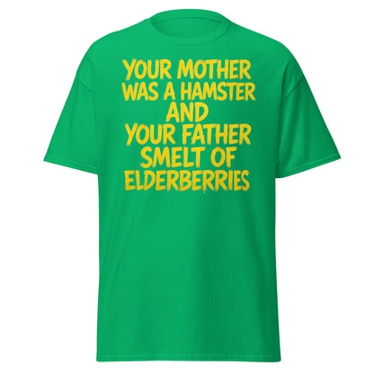 Hamster & Elderberries Funny Quote T-Shirt - Irish Green - T-Shirts Online