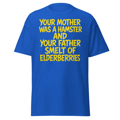 Hamster & Elderberries Funny Quote T-Shirt - Royal - T-Shirts Online