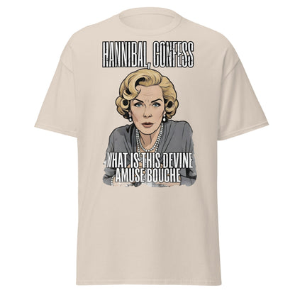 Hannibal Amuse Bouche Funny Pop Art T-Shirt - Natural - T-Shirts Online