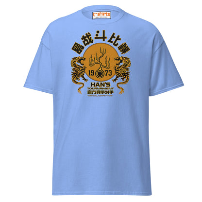 Han’s Tournament 1973 Competitor T-Shirt - Carolina Blue - T-Shirts Online