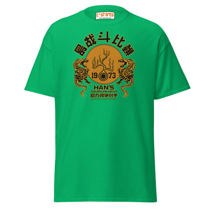Han’s Tournament 1973 Competitor T-Shirt - Irish Green - T-Shirts Online