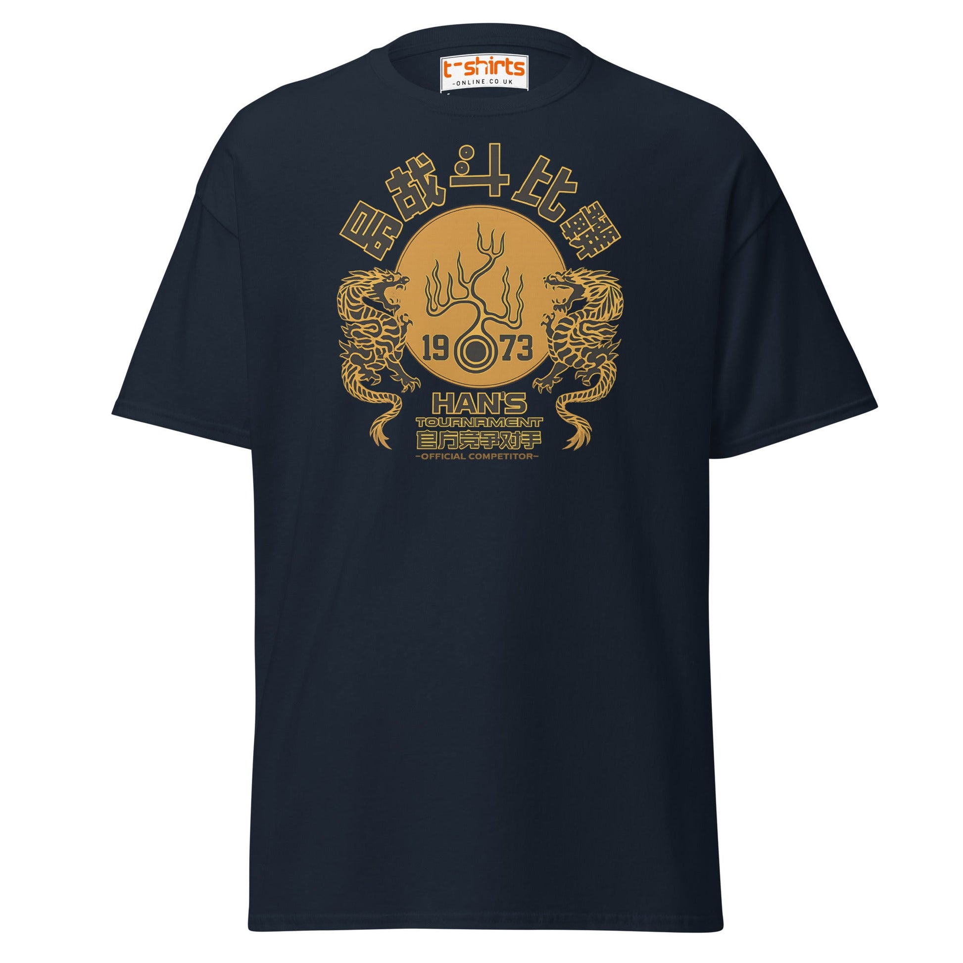 Han’s Tournament 1973 Competitor T-Shirt - Navy - T-Shirts Online