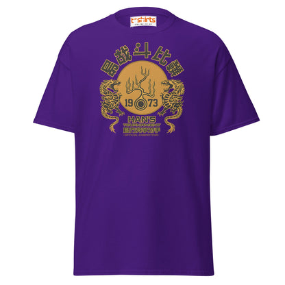 Han’s Tournament 1973 Competitor T-Shirt - Purple - T-Shirts Online