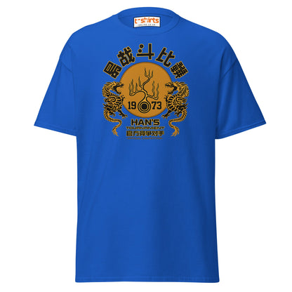 Han’s Tournament 1973 Competitor T-Shirt - Royal - T-Shirts Online