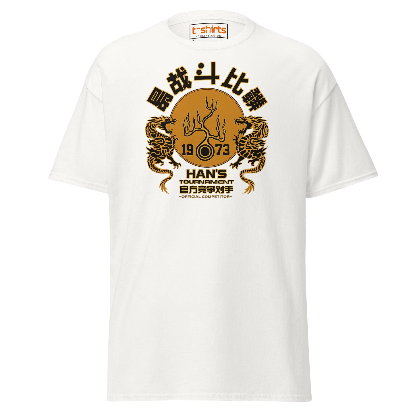 Han’s Tournament 1973 Competitor T-Shirt - White - T-Shirts Online