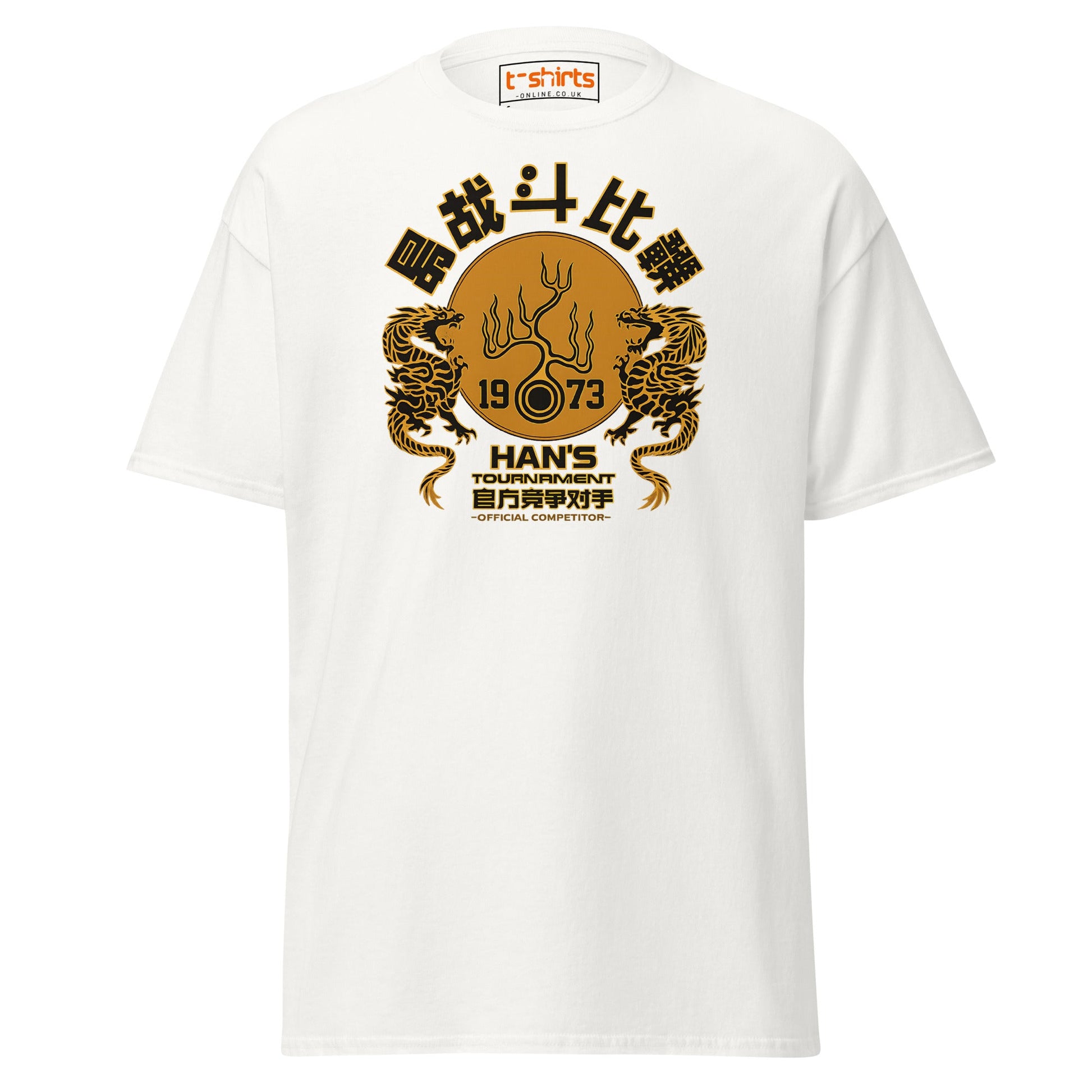 Han’s Tournament 1973 Competitor T-Shirt - White - T-Shirts Online