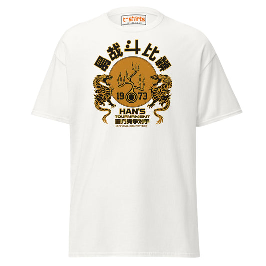Han’s Tournament 1973 Competitor T-Shirt - White - T-Shirts Online