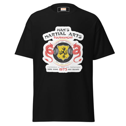 Han's Tournament | Enter the Dragon T-Shirt - Black - T-Shirts Online