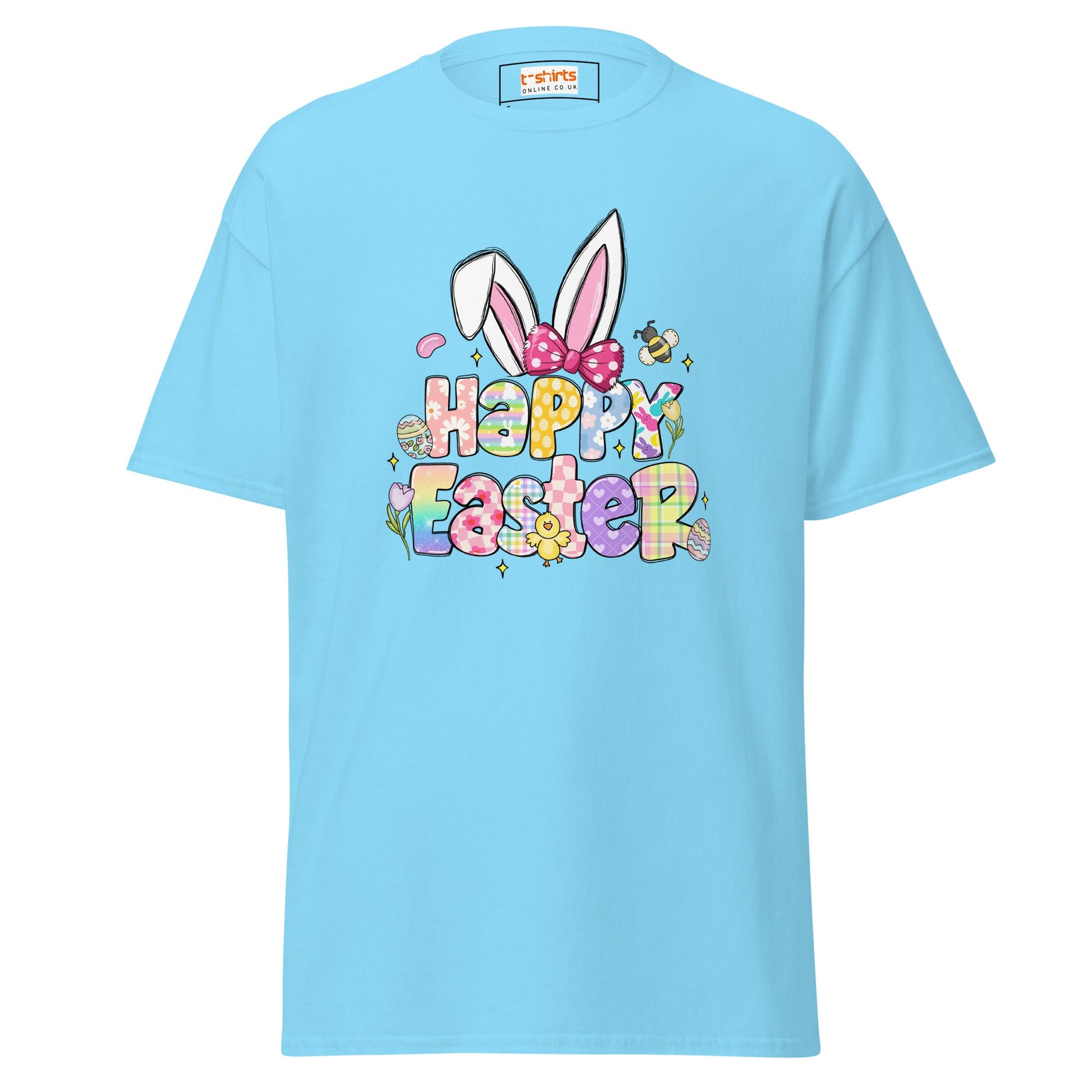 Happy Easter | Easter T-Shirt - Sky - T-Shirts Online