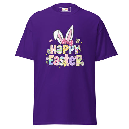 Happy Easter | Easter T-Shirt - Purple - T-Shirts Online