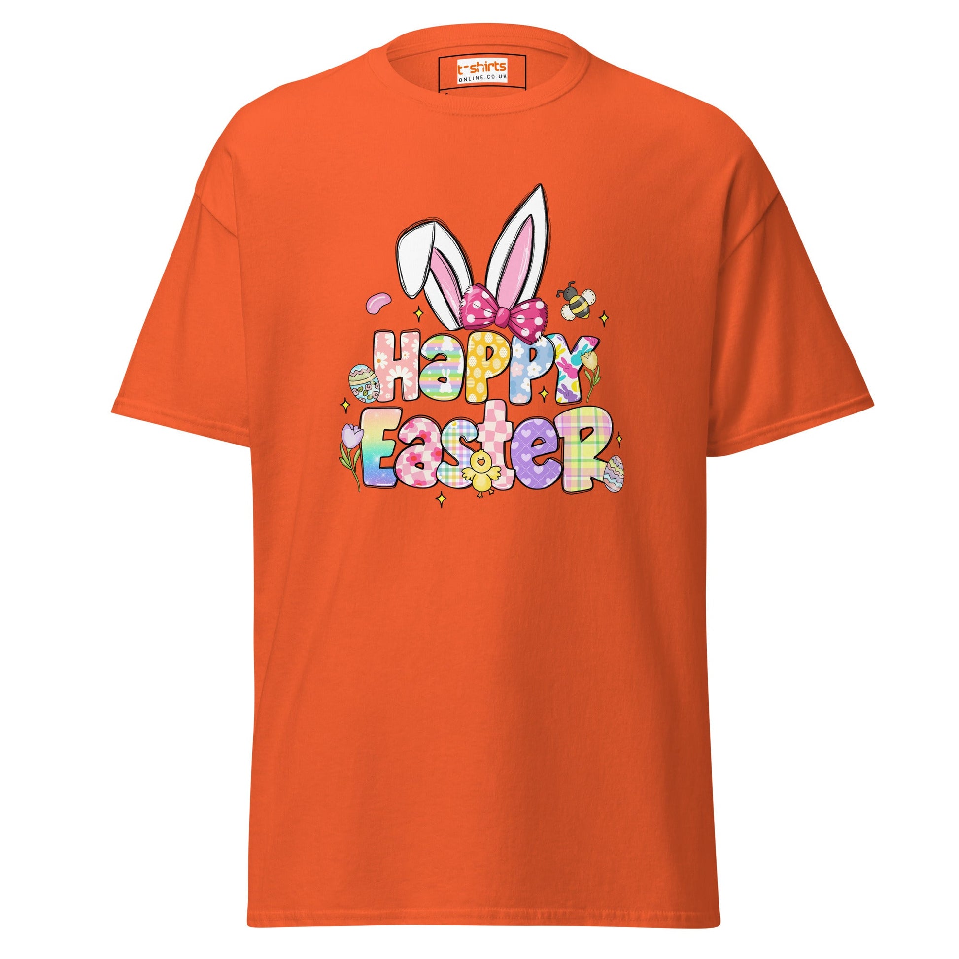 Happy Easter | Easter T-Shirt - Orange - T-Shirts Online