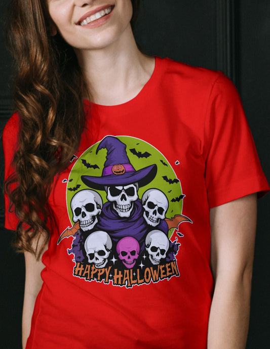 Happy Halloween | Halloween T-Shirt - Black - T-Shirts Online