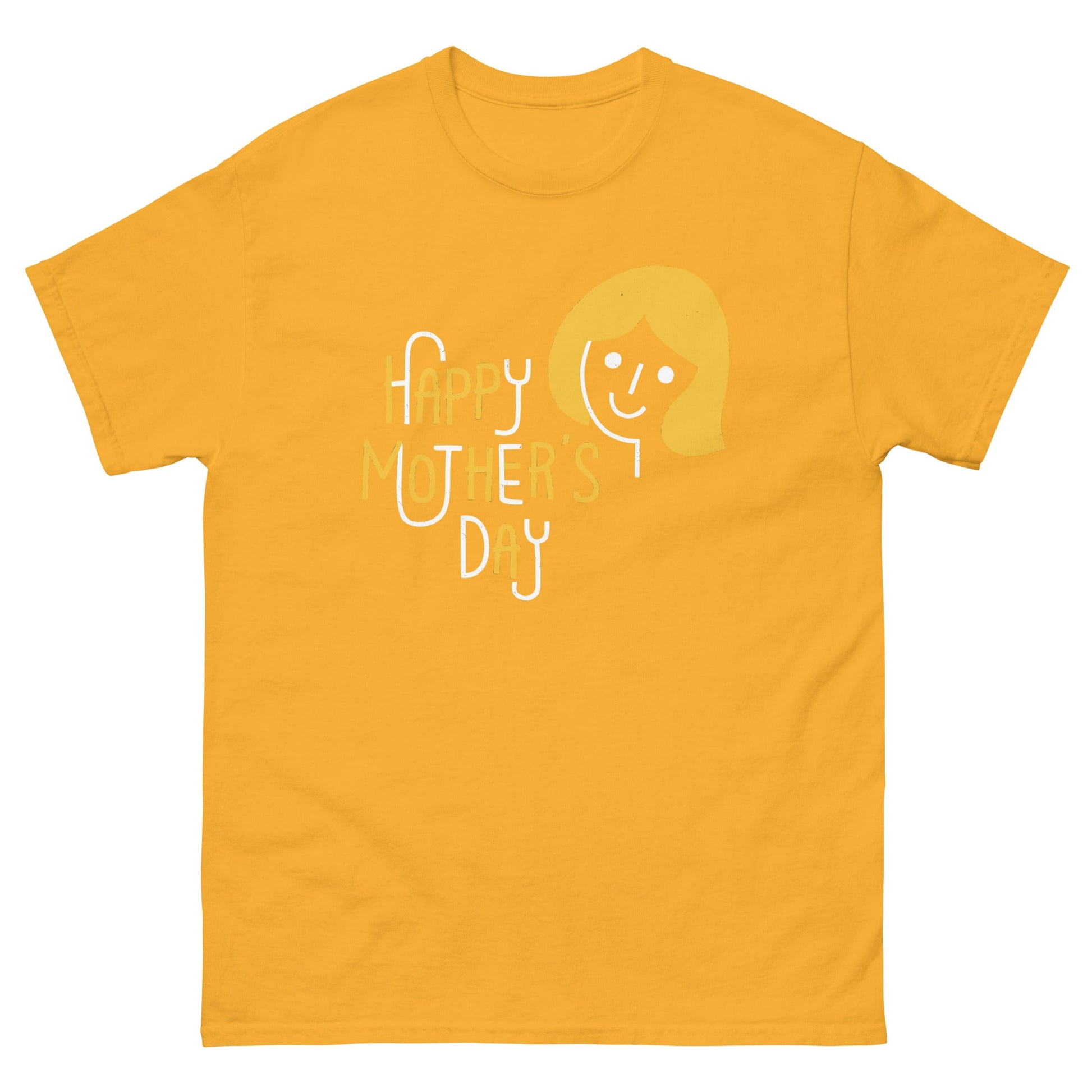 Happy Mothers Day | Mother's Day T-Shirt - Gold - T-Shirts Online