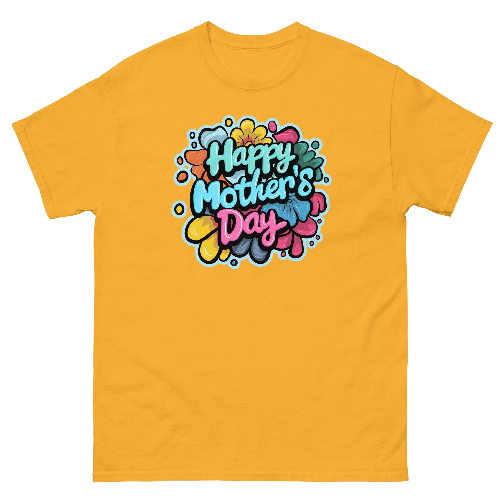 Happy Mothers Day | Mother's Day T-Shirt - Gold - T-Shirts Online
