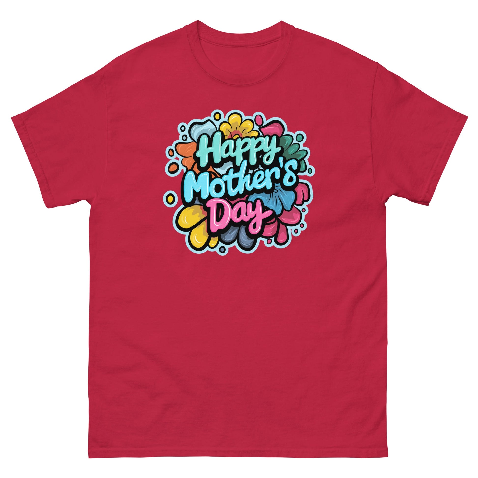 Happy Mothers Day | Mother's Day T-Shirt - Cardinal - T-Shirts Online