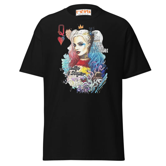 Harley Quinn Graffiti T-Shirt - Black - T-Shirts Online