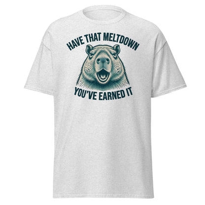 Have That Meltdown Beaver T-Shirt – You’ve Earned It Tee - Ash - T-Shirts Online
