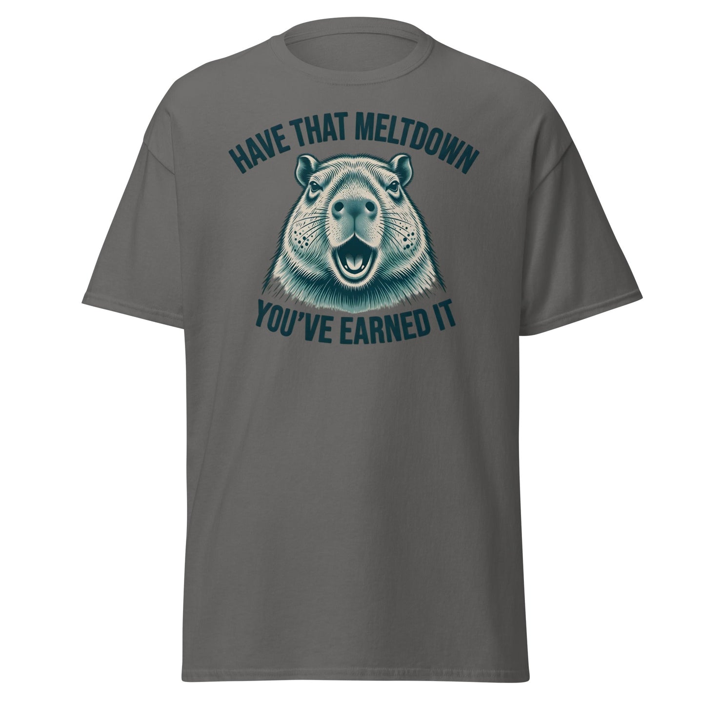 Have That Meltdown Beaver T-Shirt – You’ve Earned It Tee - Charcoal - T-Shirts Online