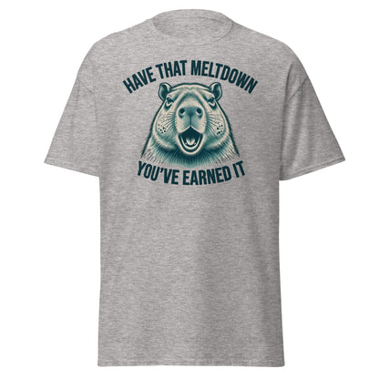 Have That Meltdown Beaver T-Shirt – You’ve Earned It Tee - Sport Grey - T-Shirts Online