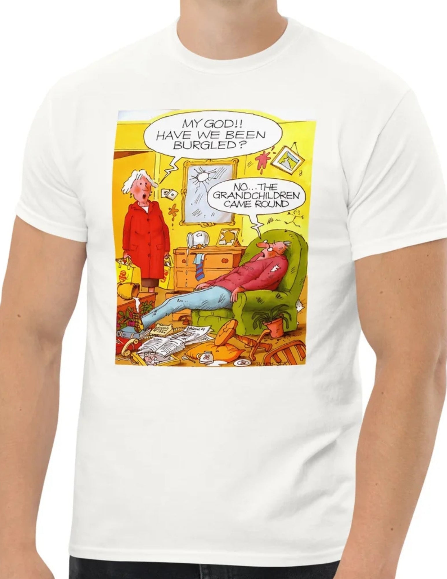 Have we been Burgled? | Meme T-Shirt - Black - T-Shirts Online