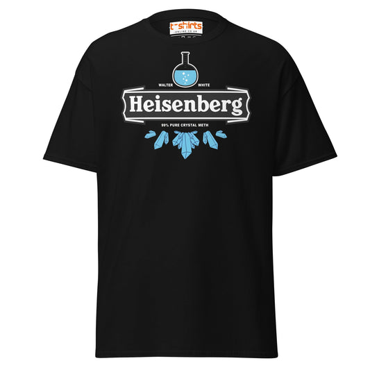 Heisenberg Chemistry T-Shirt | Funny Science Parody Tee - Black - T-Shirts Online