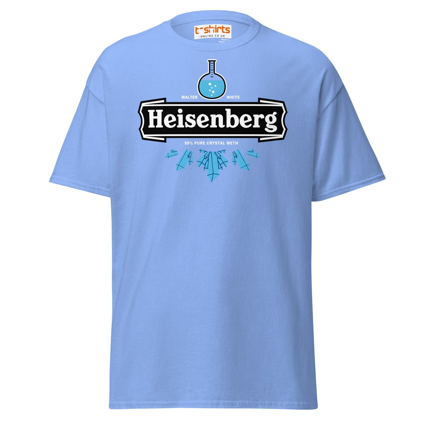Heisenberg Chemistry T-Shirt | Funny Science Parody Tee - Carolina Blue - T-Shirts Online