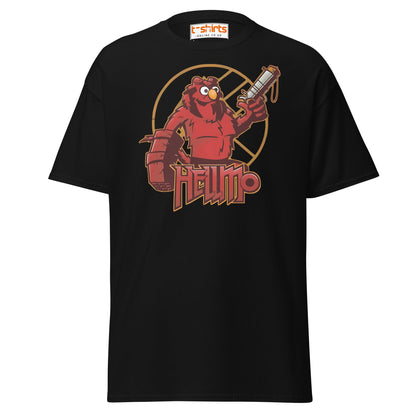Hellmo T-Shirt | Funny Parody Comic Style Tee - Black - T-Shirts Online