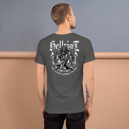 Hellride T-Shirt | Rock Music Graphic Tee - Asphalt - T-Shirts Online