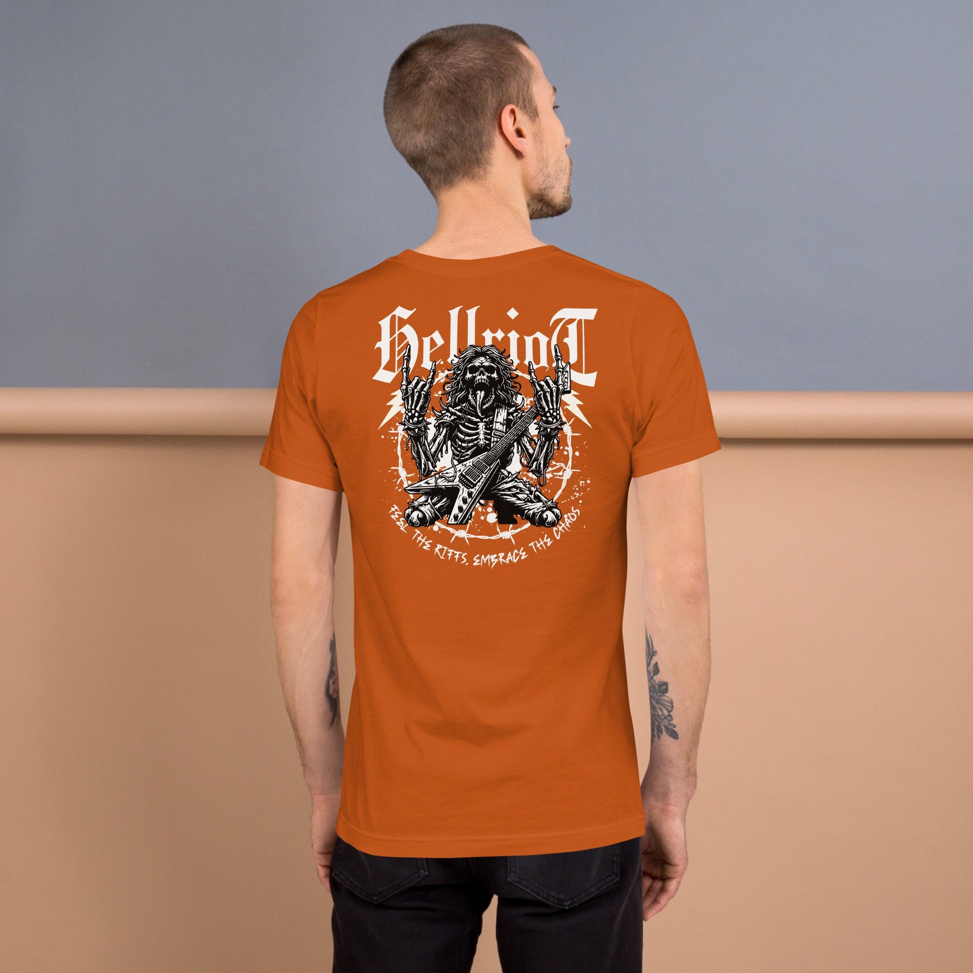 Hellride T-Shirt | Rock Music Graphic Tee - Autumn - T-Shirts Online