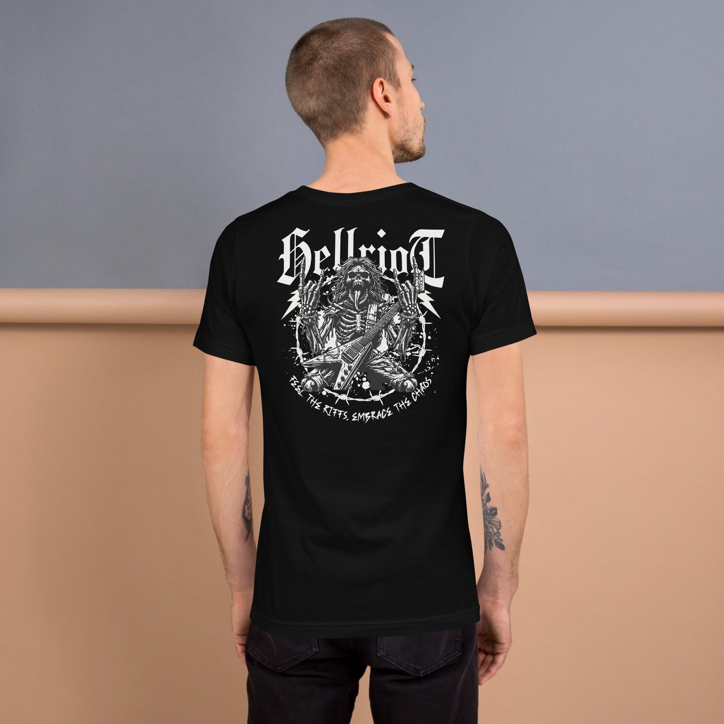 Hellride T-Shirt | Rock Music Graphic Tee - Black - T-Shirts Online