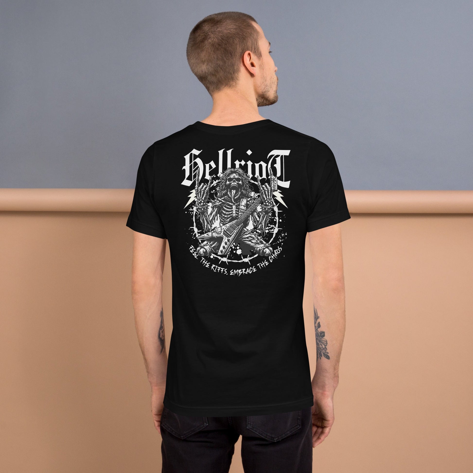 Hellride T-Shirt | Rock Music Graphic Tee - Black - T-Shirts Online