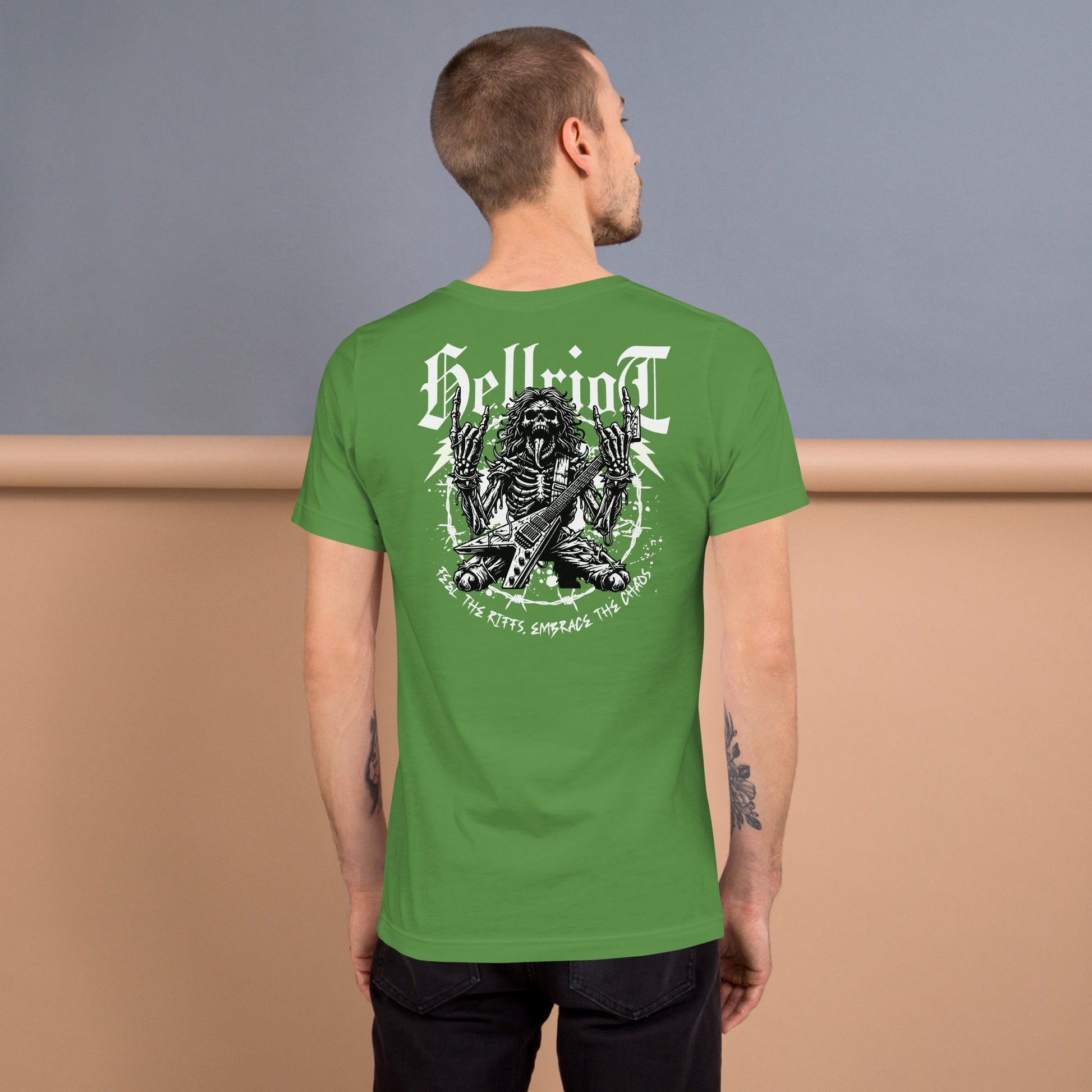 Hellride T-Shirt | Rock Music Graphic Tee - Leaf - T-Shirts Online