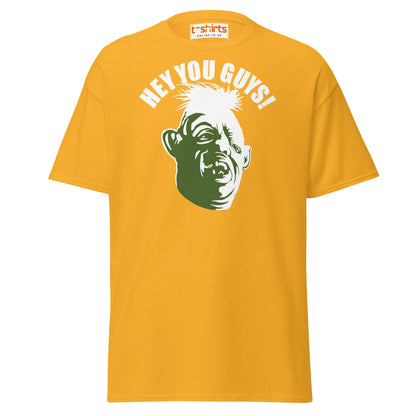 Hey You Guys T-Shirt | Funny Retro Quote Tee - Gold - T-Shirts Online