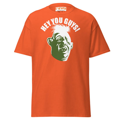 Hey You Guys T-Shirt | Funny Retro Quote Tee - Orange - T-Shirts Online