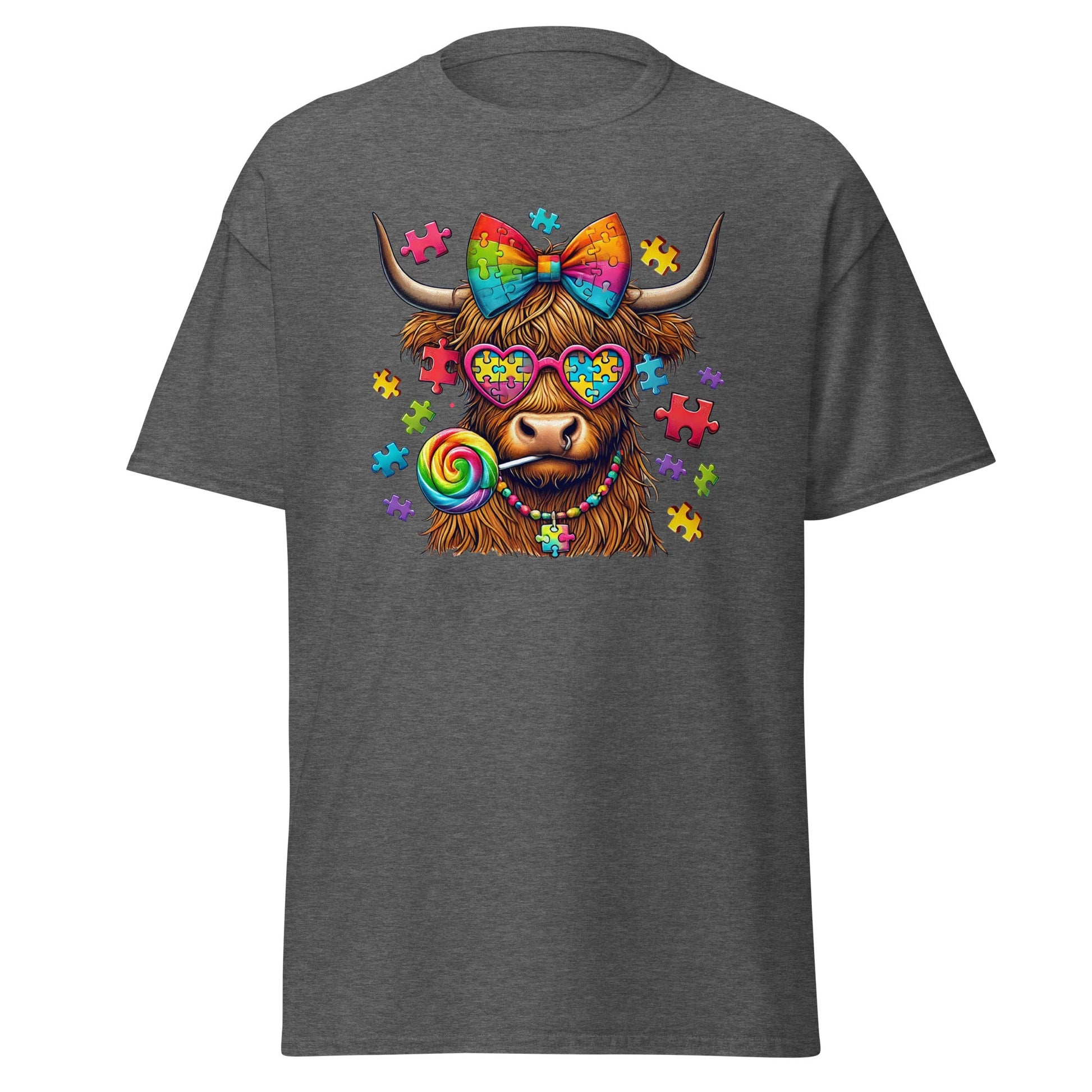 Highland Cow | Autism T-Shirt - T-Shirts Online