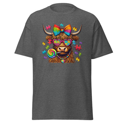 Highland Cow | Autism T-Shirt - T-Shirts Online