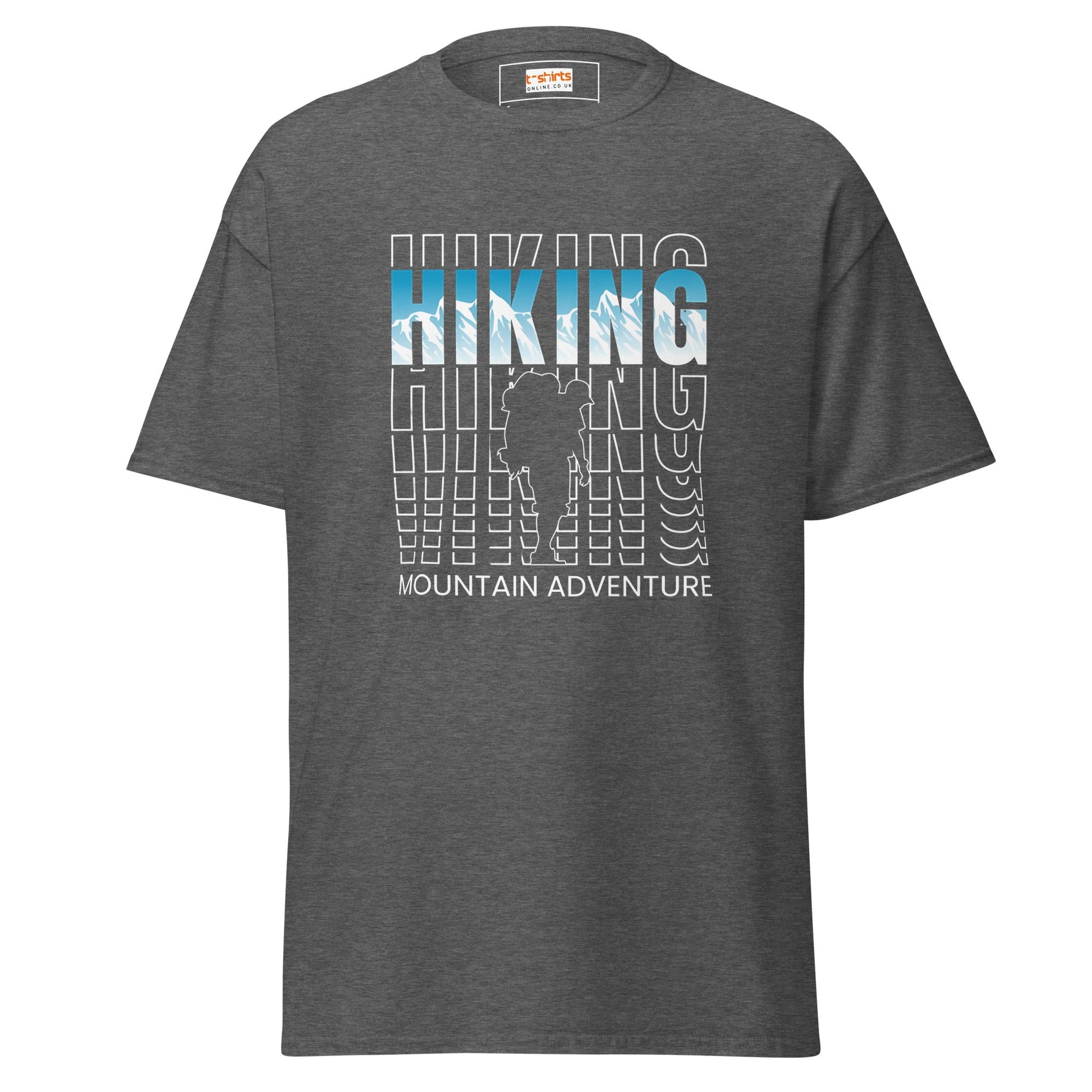 Hiking Mountain Adventure | Discovery T-Shirt - Dark Heather - T-Shirts Online