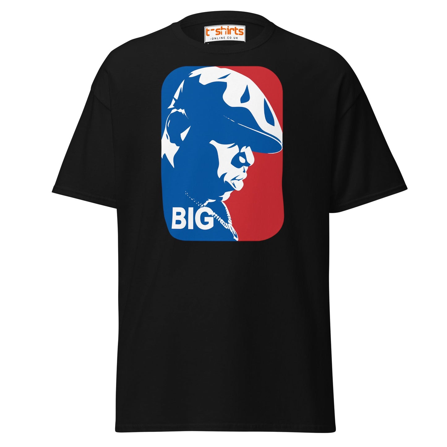 Hip Hop Legend BIG Silhouette T-Shirt | Streetwear Tee - Black - T-Shirts Online