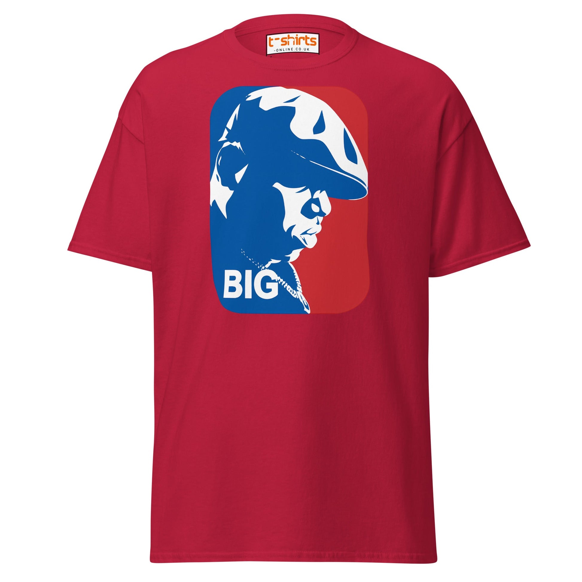 Hip Hop Legend BIG Silhouette T-Shirt | Streetwear Tee - Cardinal - T-Shirts Online