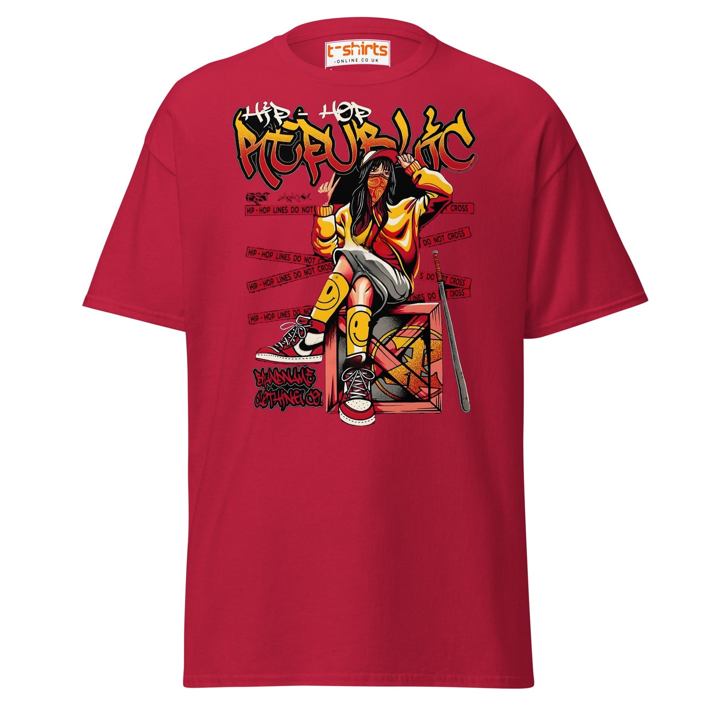 Hip Hop Republic T-Shirt – Urban Streetwear Style Tee - Cardinal - T-Shirts Online