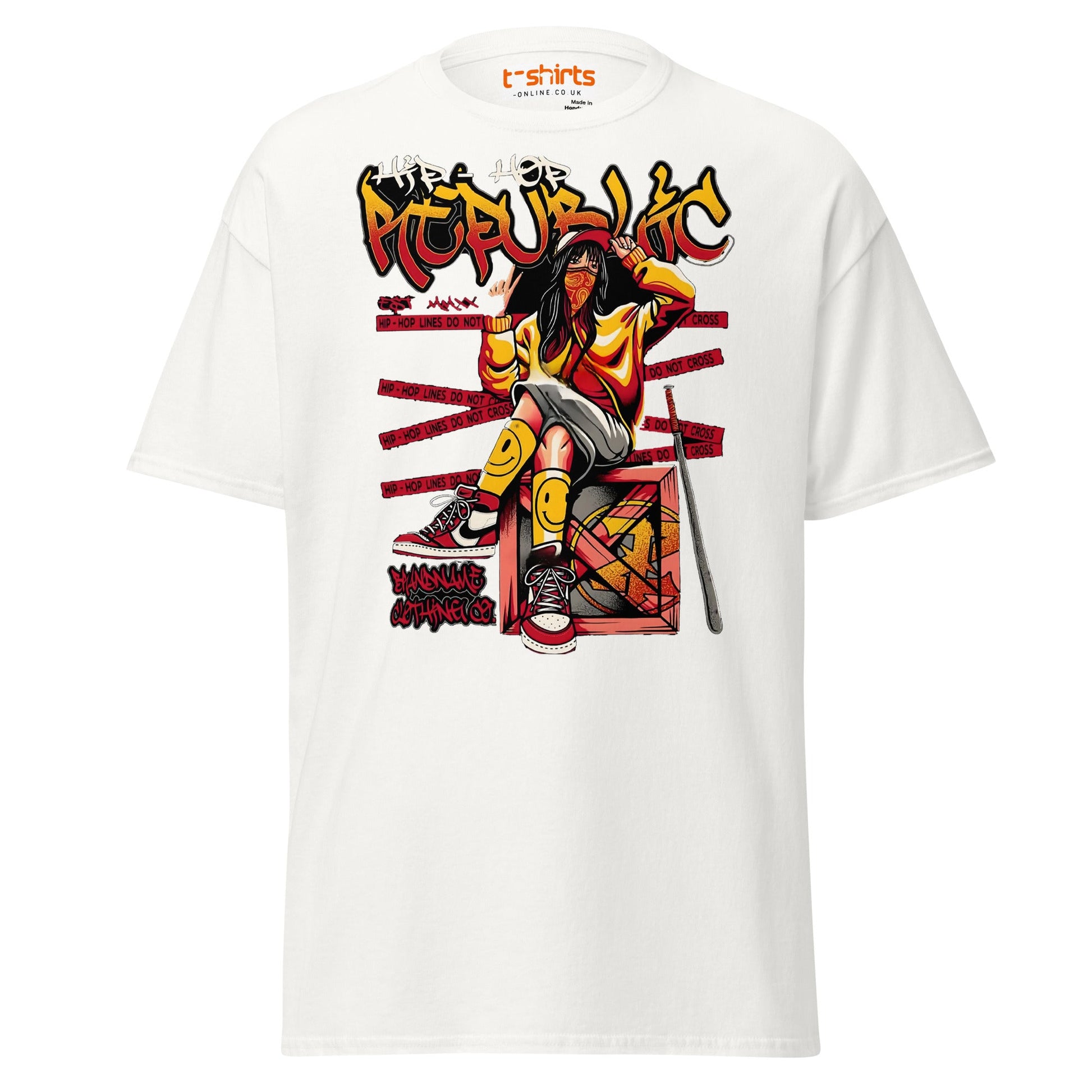 Hip Hop Republic T-Shirt – Urban Streetwear Style Tee - White - T-Shirts Online
