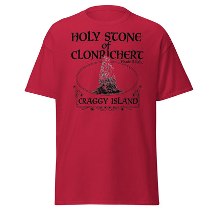 Holy Stone of Clonrichert T-Shirt - Craggy Island Relic - Cardinal - T-Shirts Online