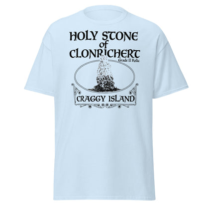 Holy Stone of Clonrichert T-Shirt - Craggy Island Relic - Light Blue - T-Shirts Online