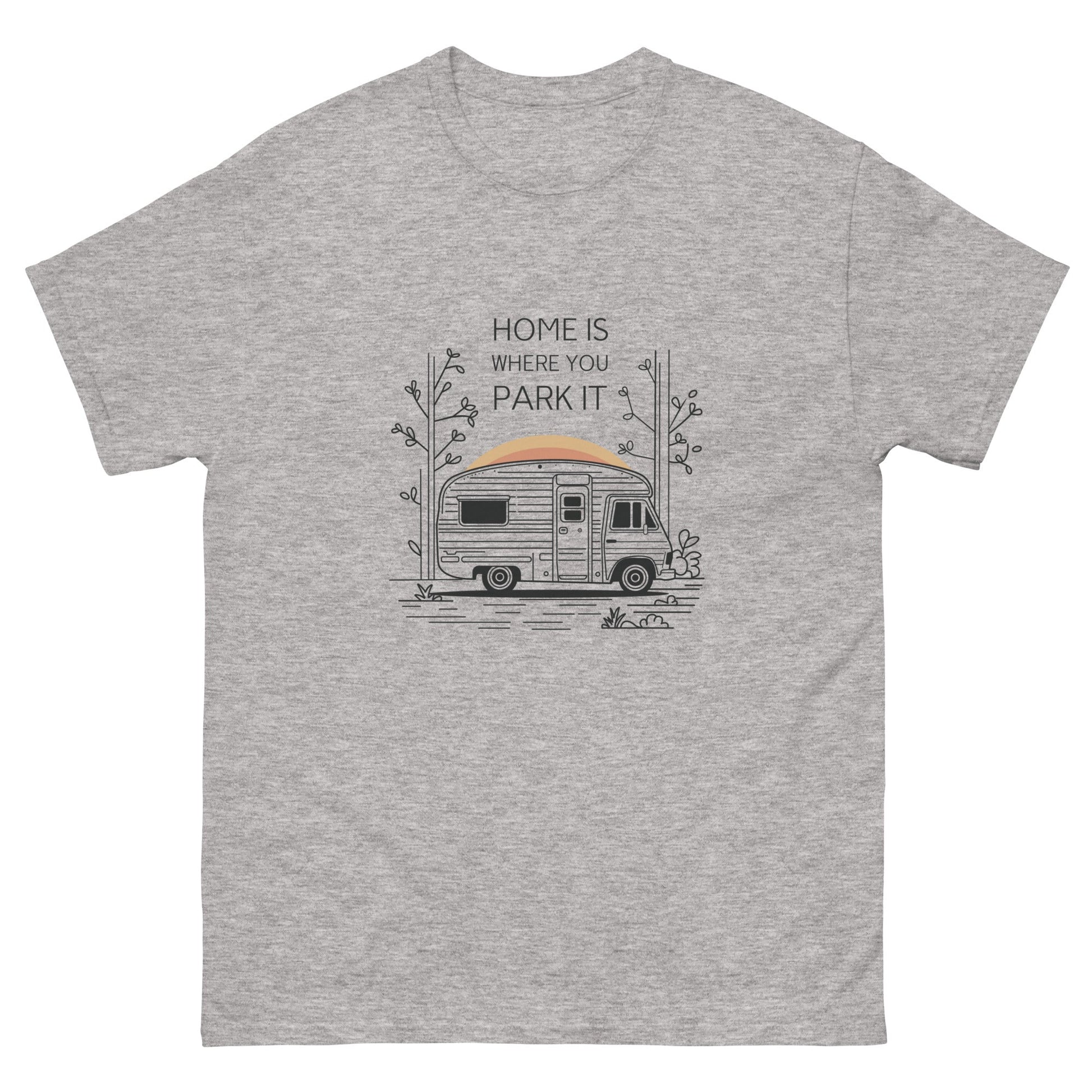 Home is Where You Park It | Unisex classic tee - Sport Grey - T-Shirts Online